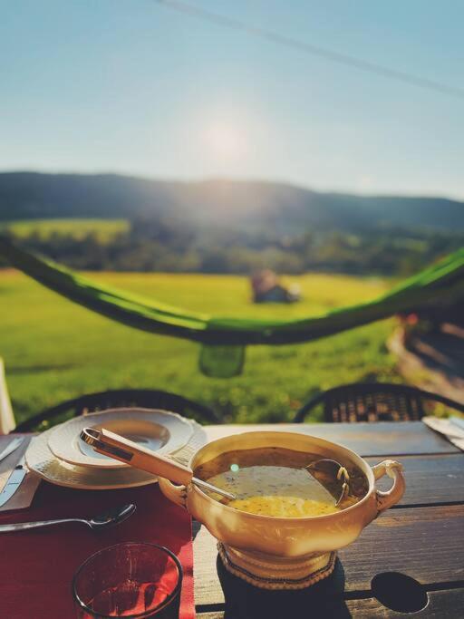 Polanka Beskid Niski Cute Cabin With Spectacular Views Hanczowa Luaran gambar