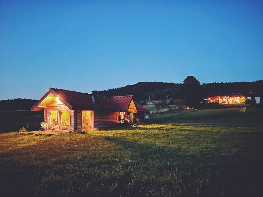Polanka Beskid Niski Cute Cabin With Spectacular Views Hanczowa Luaran gambar
