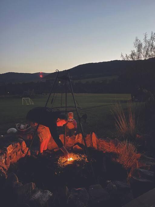 Polanka Beskid Niski Cute Cabin With Spectacular Views Hanczowa Luaran gambar