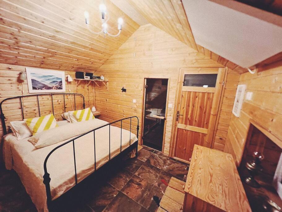Polanka Beskid Niski Cute Cabin With Spectacular Views Hanczowa Luaran gambar