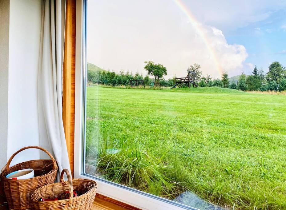Polanka Beskid Niski Cute Cabin With Spectacular Views Hanczowa Luaran gambar